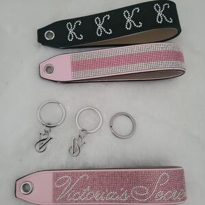 Victoria Secret Wristlet Strap Keychain Bundle